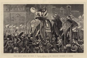 Nagas danser foran prinsen af Wales